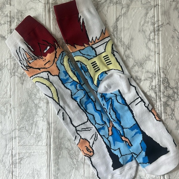My Hero Academia Socks-shoto todoroki - Picture 1 of 3